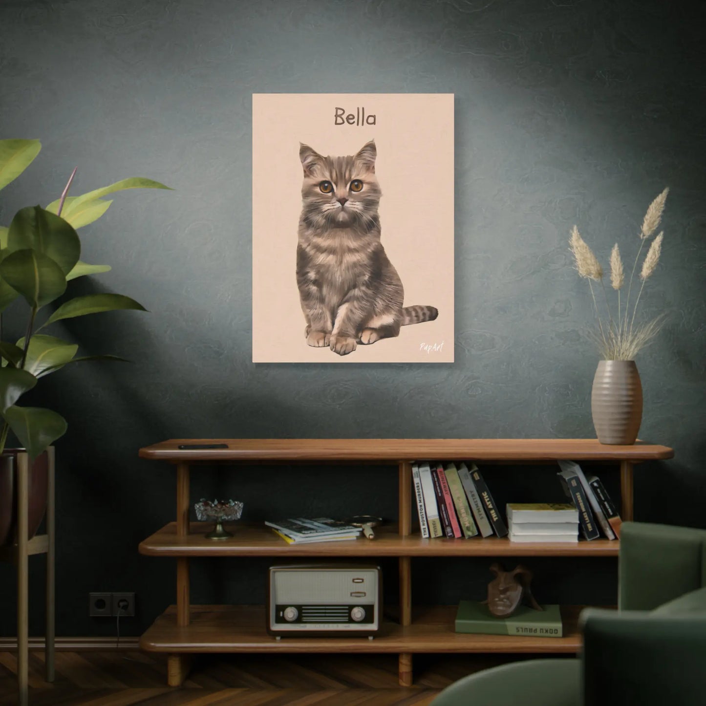 Digital cat artwork